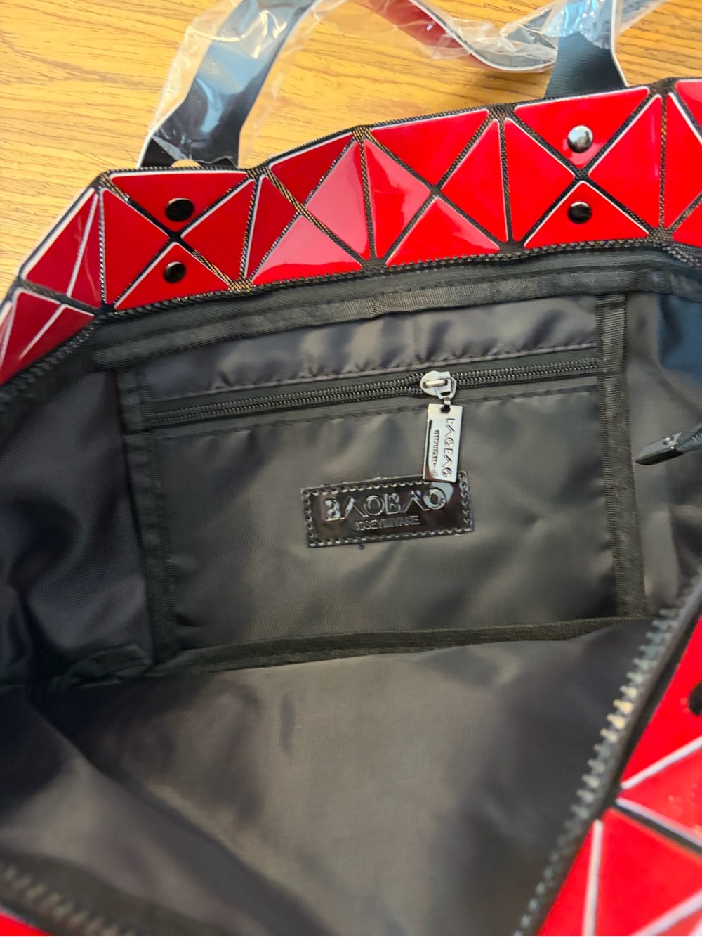 NWT Bao Bao Issey Miyake inspired red purse - Picture 8 of 11
